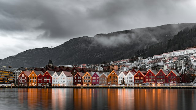 Kleine steden in Noorwegen